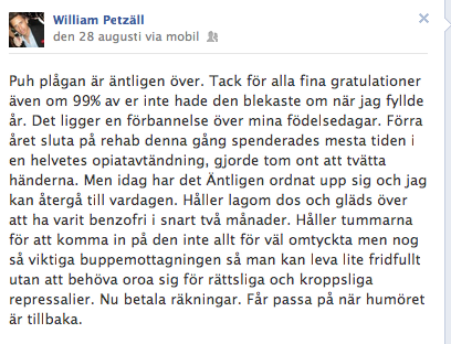 Riksdagen, William Petzäll